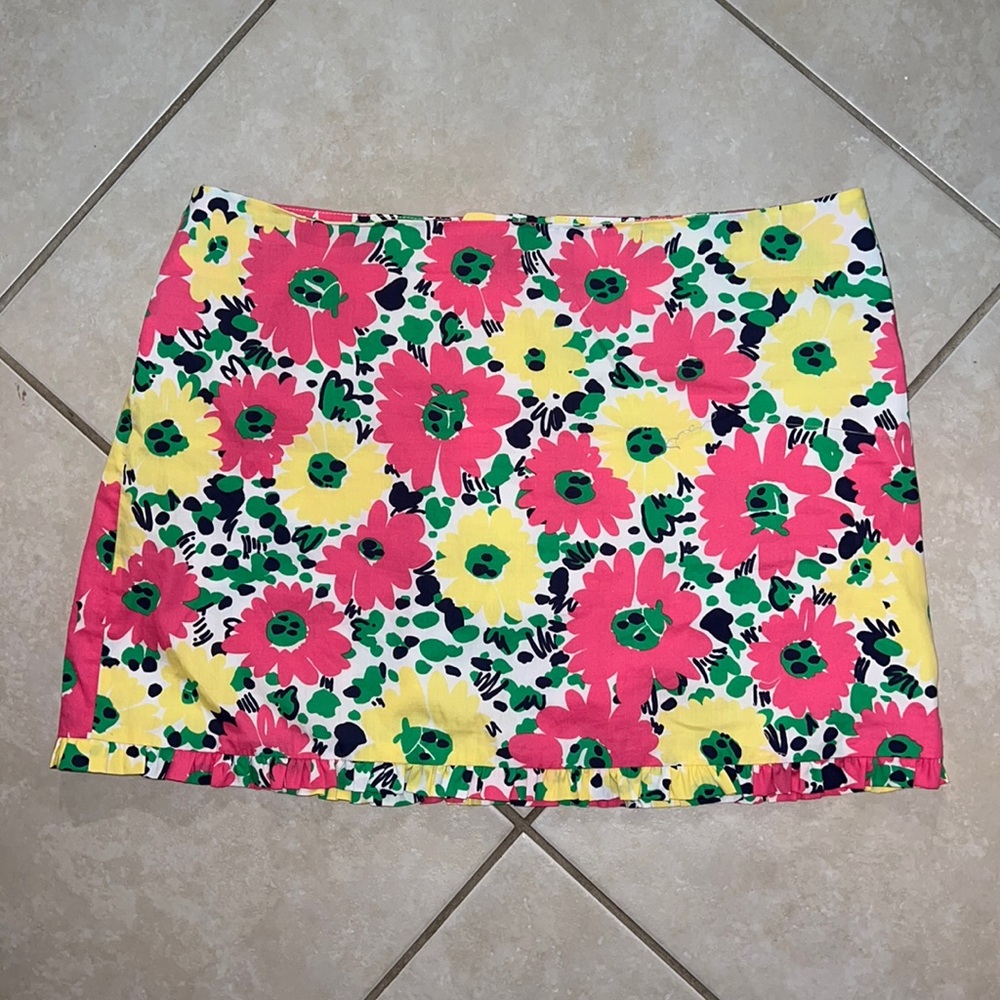 EUC Lilly Pulitzer floral skirt